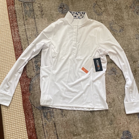 New - Kerrits Affinity Long Sleeve Show Shirt in Large - Picture 2 of 4